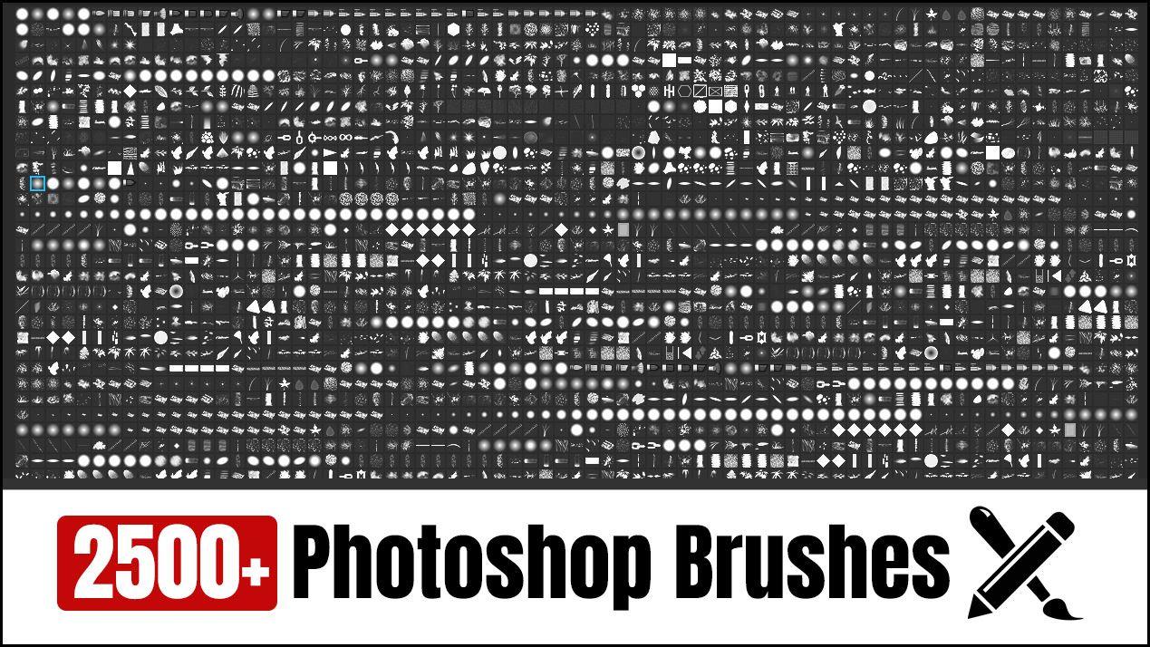 Ultimate Bundle of 2500+ free photoshop brushes