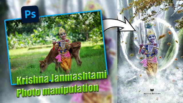 janmashtami photo manipulation
